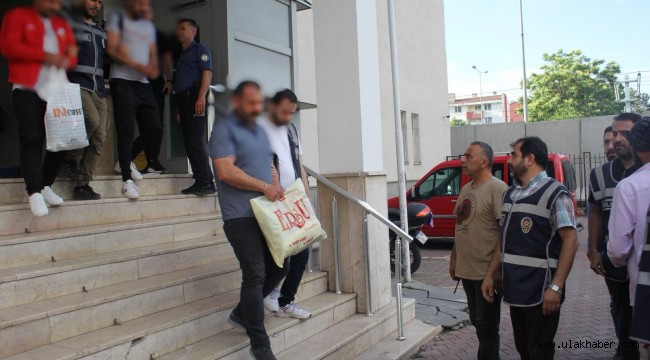 Kayseri'de kesinleşmiş hapis cezası bulunan 12 kişi cezaevine gönderildi