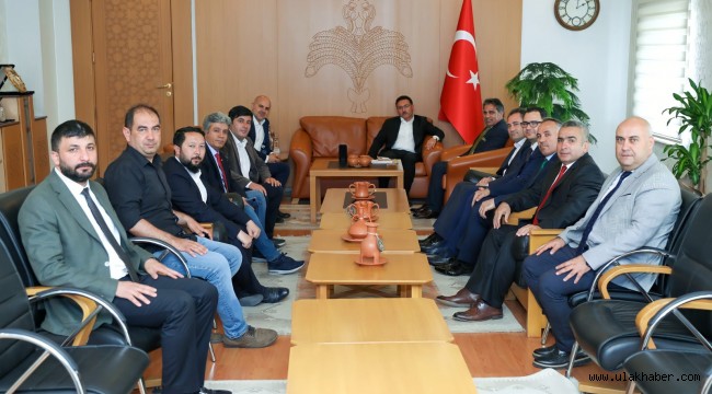 Kayseri Gazeteciler Cemiyeti'nden Vali Gökmen Çiçek'e ziyaret