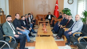 Kayseri Gazeteciler Cemiyeti'nden Vali Gökmen Çiçek'e ziyaret