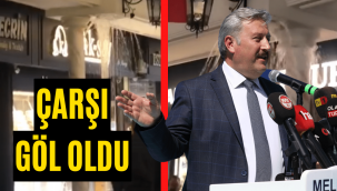 Kazancılar Çarşısı ilk yağmurda göle döndü!