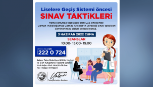 Talas'tan LGS öğrencilerine sınav öncesi taktikler