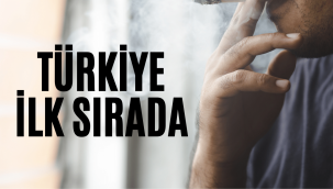 Türkiye, sigara tüketiminde ilk sırada yer aldı!