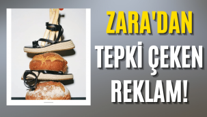 Zara ekmek-ayakkabı-sandalet reklamına sert tepki!
