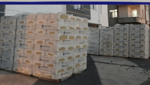 450 bin lira değerindeki inşaat malzemesi sahibine teslim edildi