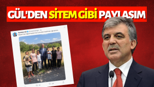Abdullah Gül'den manidar paylaşım: Çocuklar tarafından uğurlandım