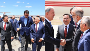 Bakan Kurum ve Bakan Akar Kayseri'de