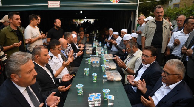 Başkan Büyükkılıç, Şehit Bozkurt'un Mevlid-i Şerif programına katıldı