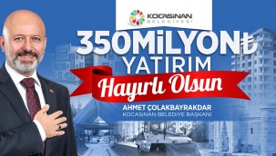 Başkan Çolakbayrakdar: Teşekkürler Sayın Cumhurbaşkanımız, teşekkürler Kayseri