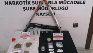 Kayseri'de uyuşturucu operasyonu: 2 gözaltı