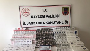 Kayseri Jandarmasından kaçak sigara operasyonu