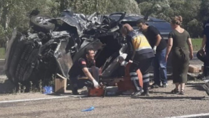 Kayseri'nin Sarız ilçesinde ölümlü trafik kazası