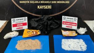 Kek paketinde uyuşturucu bulundu