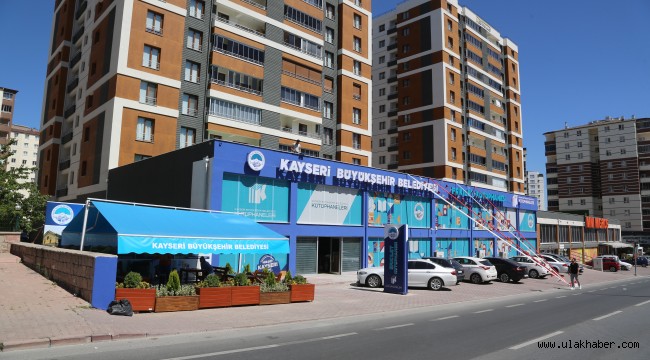 Kütüphaneler şehri Kayseri'ye Büyükşehir'den 9'uncu kütüphane