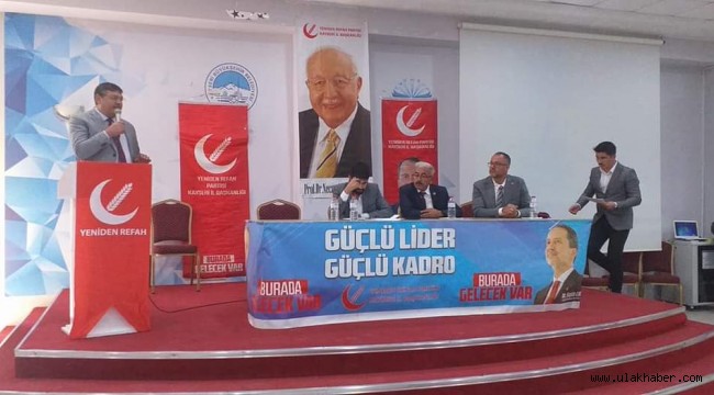 Yeniden Refah Partisi Kayseri İl Başkanlığı İlçe Kongrelerini tamamlıyor