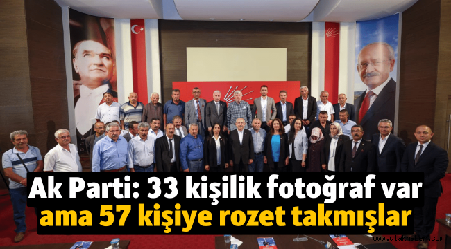 Ak Parti Kayseri Teşkilatı'ndan CHP'nin rozet töreni hakkında açıklama