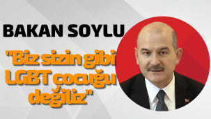 Bakan Soylu: Biz sizin gibi LGBT çocuğu değiliz, biz Ayetel Kürsilerin çocuğuyuz