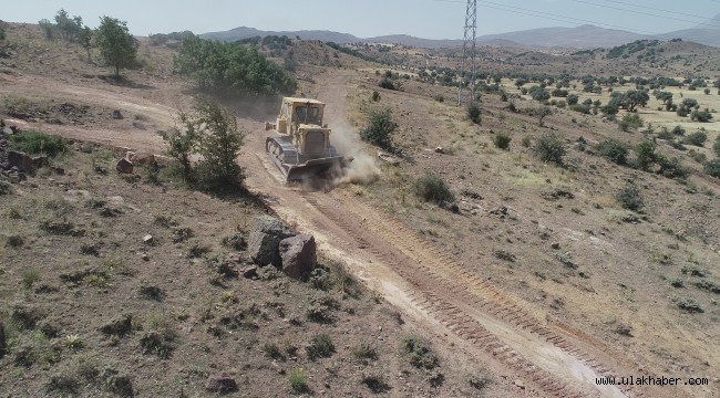 Başakpınar'a 10 kilometrelik yeni tarım yolu