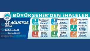 Büyükşehir'den İhale