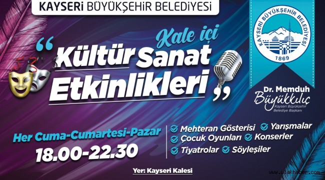 Büyükşehir'in Kale İçi Kültür Sanat Etkinlikleri sürüyor