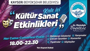 Büyükşehir'in Kale İçi Kültür Sanat Etkinlikleri sürüyor