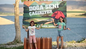 Büyükşehir'in yoğun ilgi gören doğa kampı hafta içi de başladı