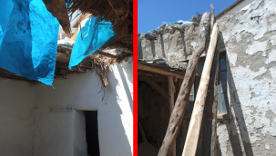 Evi yıkılan vatandaşın imdadına Yeşilhisar Kaymakamlığı yetişti