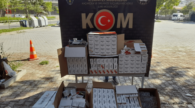 Kayseri emniyetinden kaçak sigara operasyonu