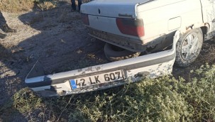 Kaza yapan muhtar, ölümden döndü 