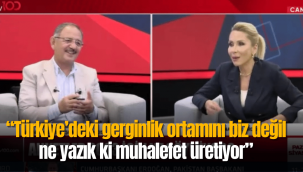 Özhaseki: Rakiplerimizi sokaklarda ve meydanlarda göremiyoruz