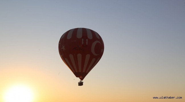 Soğanlı Vadisi'nde sıcak hava balonu heyecanı