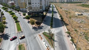 Talas'ta yollara yeşil dokunuş