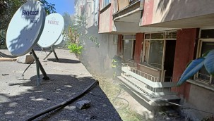 Apartmanın bodrum katında yangın 