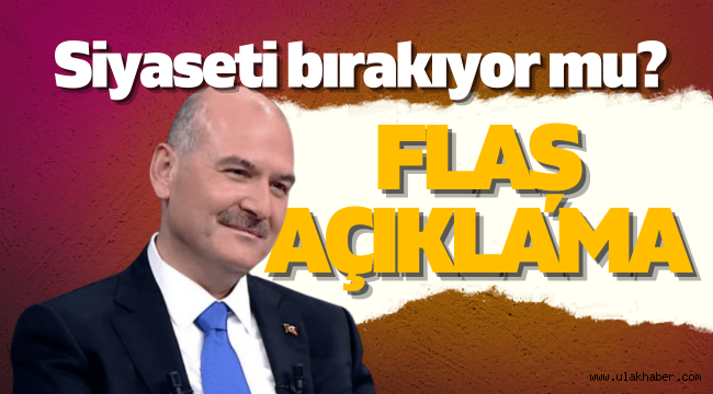 Bakan Soylu, seçimlerden sonra siyaseti bırakıyor mu?