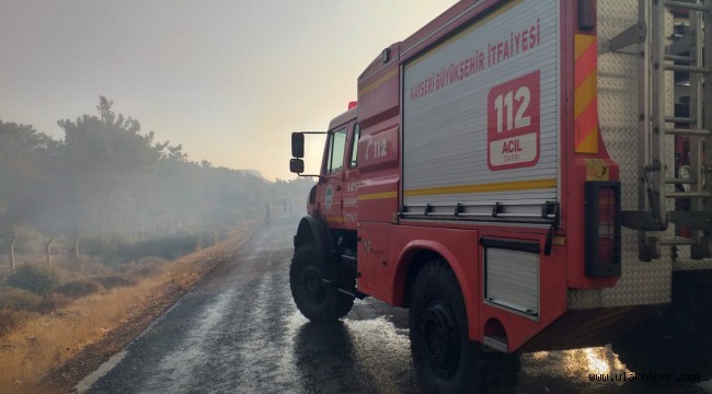 Büyükşehir İtfaiyesi Mersin'deki orman yangınlarını söndürmek için canla başla görev yaptı