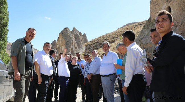 Büyükşehir ve Valilik işbirliği ile 'Soğanlı Vadisi' Kayseri'nin gözbebeği olacak