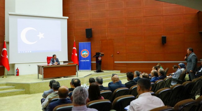 İl İdare Şube Başkanları Toplantısı Vali Çiçek başkanlığında yapıldı