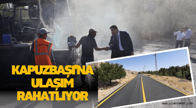 Kapuzbaşı'nda yol çalışmalarına başlandı