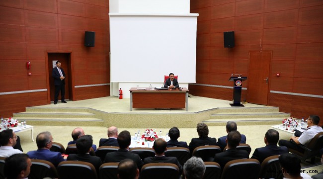 Kayseri'de, Üniversitelerde Huzur ve Güveni Artırma İl Komisyonu toplandı