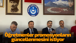 Öğretmenler promosyonların güncellenmesini istiyor