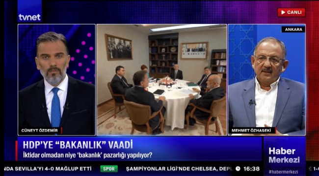 Özhaseki HDP'ye bakanlık tartışmalarına katıldı: Takke düştü, kel göründü