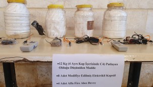 PKK'lı teröristlere gönderilen bomba ele geçirildi