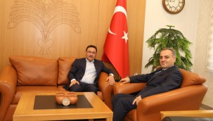 Rektör Altun, Vali Çiçek ve Başkan Büyükkılıç'ı ziyaret etti
