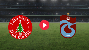 Ümraniyespor Trabzonspor maçı canlı yayın bilgileri