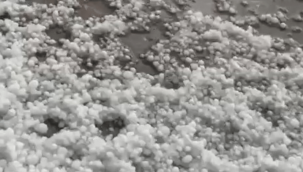 Yemliha'yı dolu vurdu