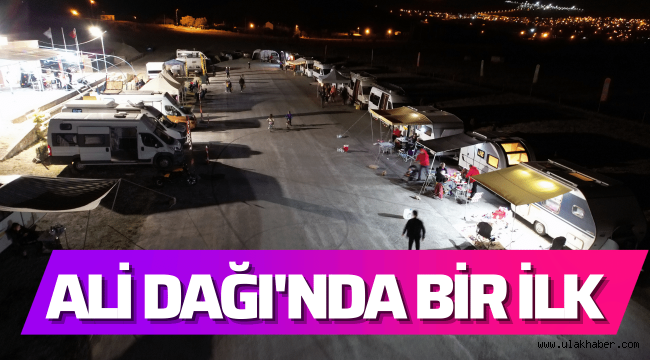 Ali Dağı'nda Kamp ve Karavan Festivali düzenlendi