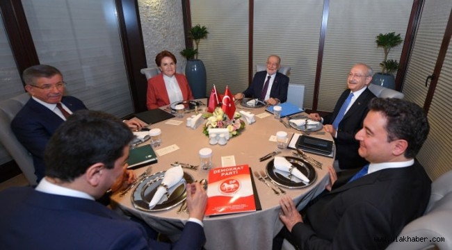Altılı Masa Kılıçdaroğlu'nun ev sahipliğinde toplanıyor