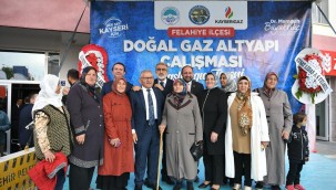 Başkan Büyükkılıç'tan Felahiye Özcatan'da doğal gaz için ilk adım