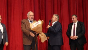 Başkan Büyükkılıç, Yazar İlber Ortaylı'nın söyleşisine katıldı