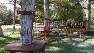 Büyükşehir'den çocuk macera parkları ve park mobilyaları