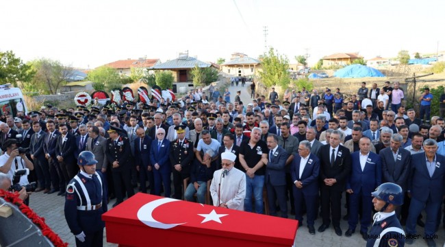 Görev şehidi Hüseyin Cerit, son yolculuğuna uğurlandı